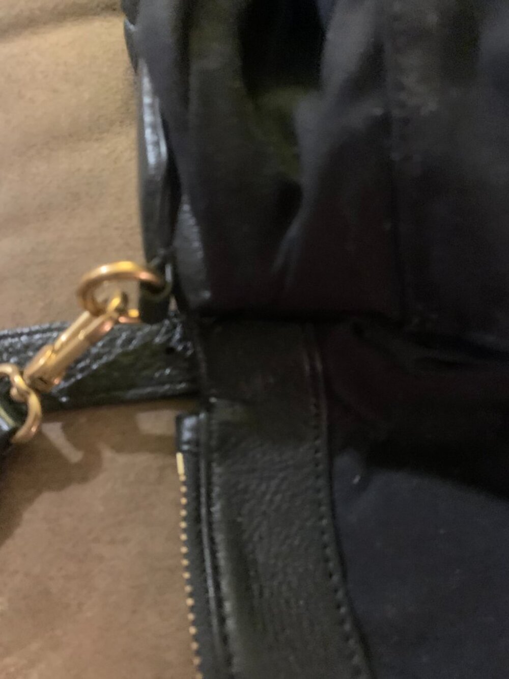 Marc by Marc Jacobs Classic Q Natasha Crossbody Bag Black Leather - Picture 8 of 15